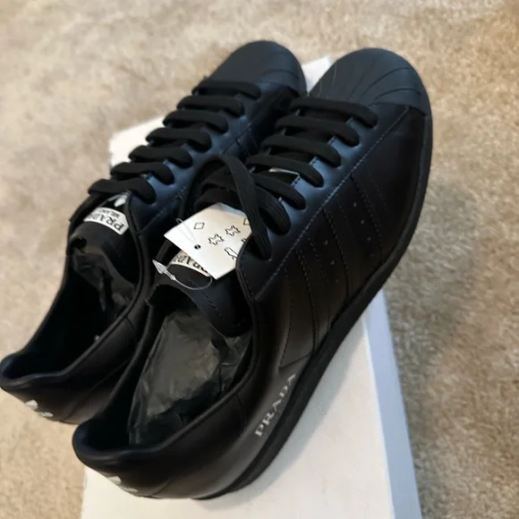 Prada x Superstar Adidas- Core Black adidas Superstar x Prada Shoes  main image 3